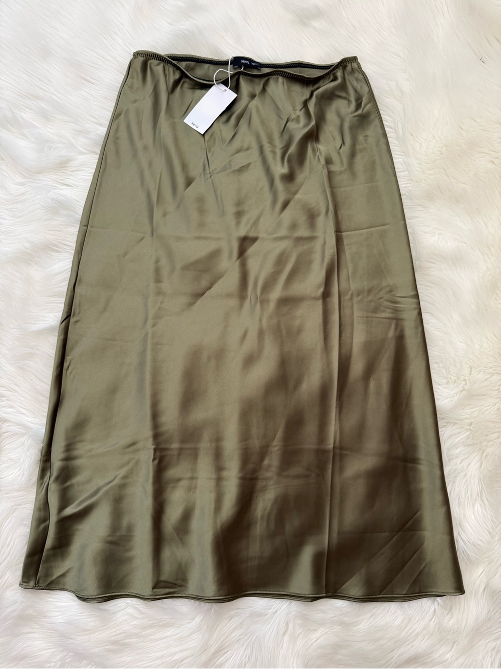 MNG By Mango Satin Skirt